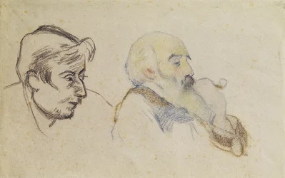 Portrait de Pissarro par Gauguin et Portrait de Gauguin par Pissarro